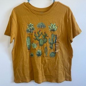 Yellow cactus tee